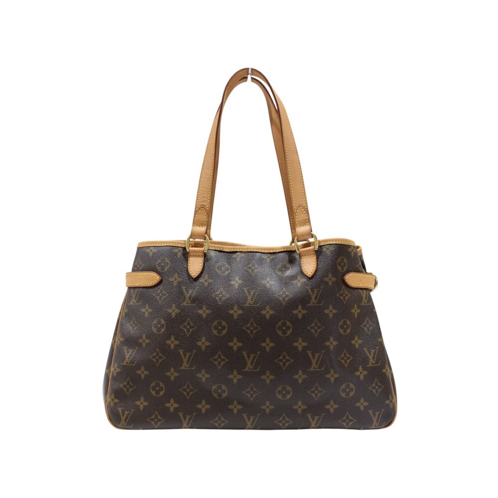 Louis Vuitton Tote Bag Brown Handbag Horizontal Batignolles